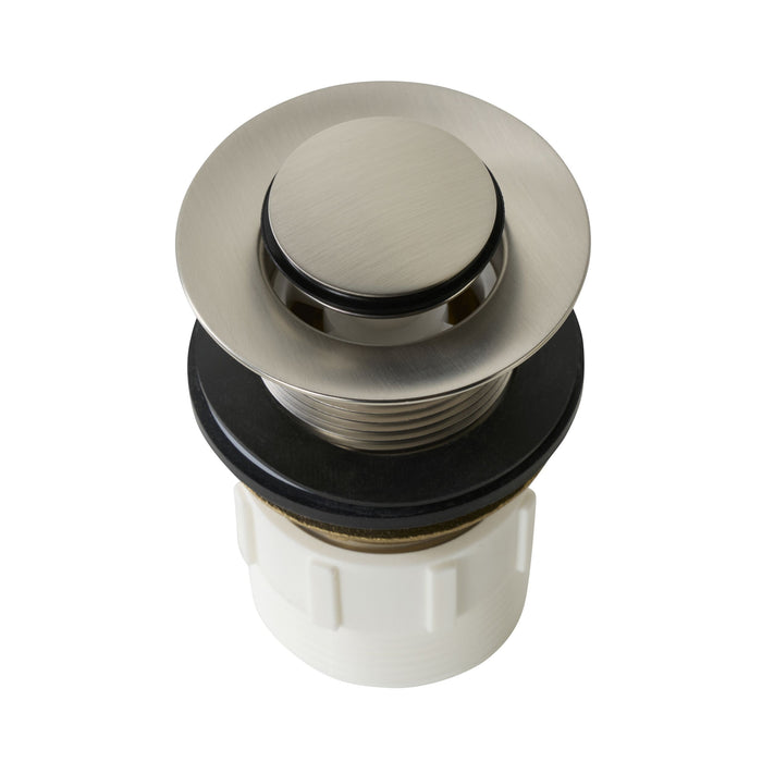 Camden Pop Up Waste Universal 32/40 x 80mm No Overflow Brushed Nickel