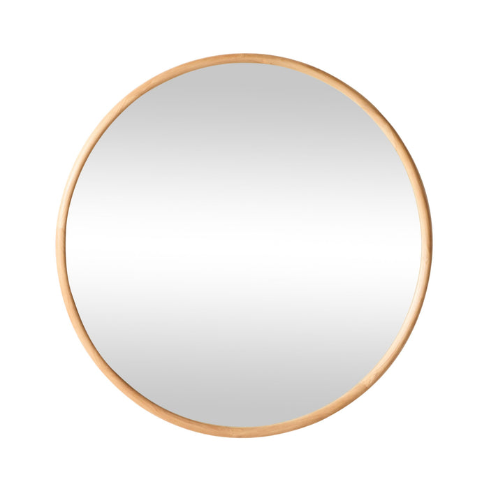 Bay View Round Wooden Mirror Extra Large 140cm
