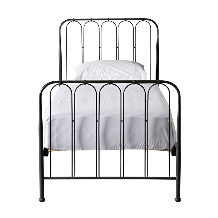 Lottie Single Bed Iron Black