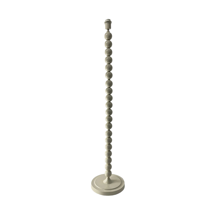 Carousel Metal Floor Lamp Base Ivory 129cm