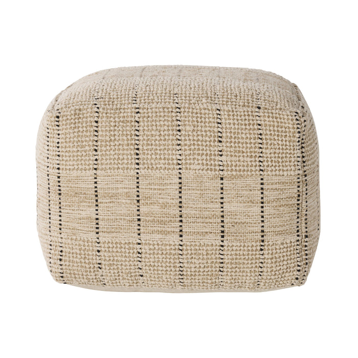 Mandurah Stripe Square Pouf