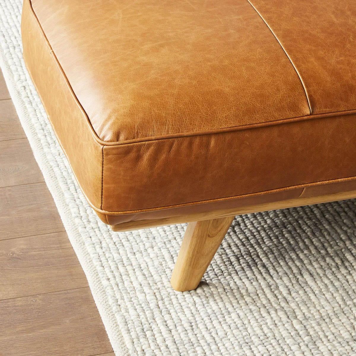 Leather Ottomans