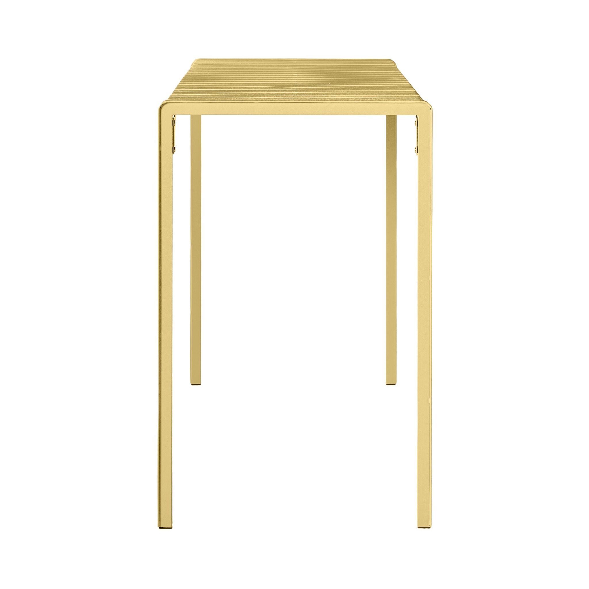 Kace Outdoor Bar Table 140cm Butter Yellow