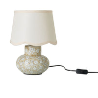 Petal Grove Table Lamp Taupe 34cm