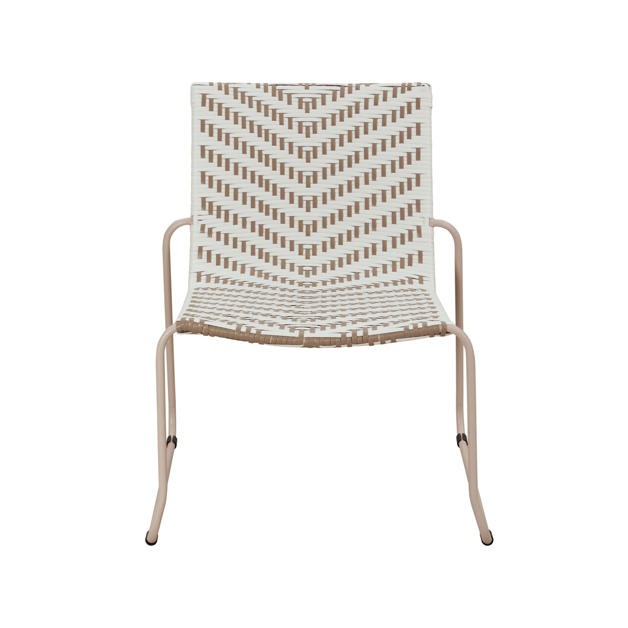 Maddie Occasional Chair Taupe/White
