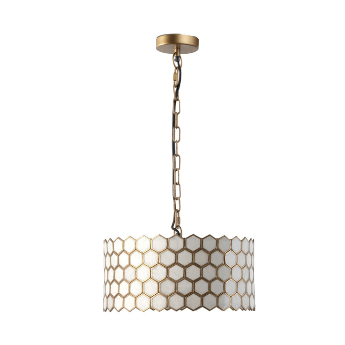 Honeycomb Resin Chandelier Small 44x27cm