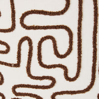 Embroidered Nomad Shade Latte 45cm