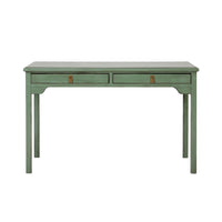 Sansha 2 Drawer Desk Sage Green