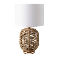 Laural Seagrass Table Lamp 52cm
