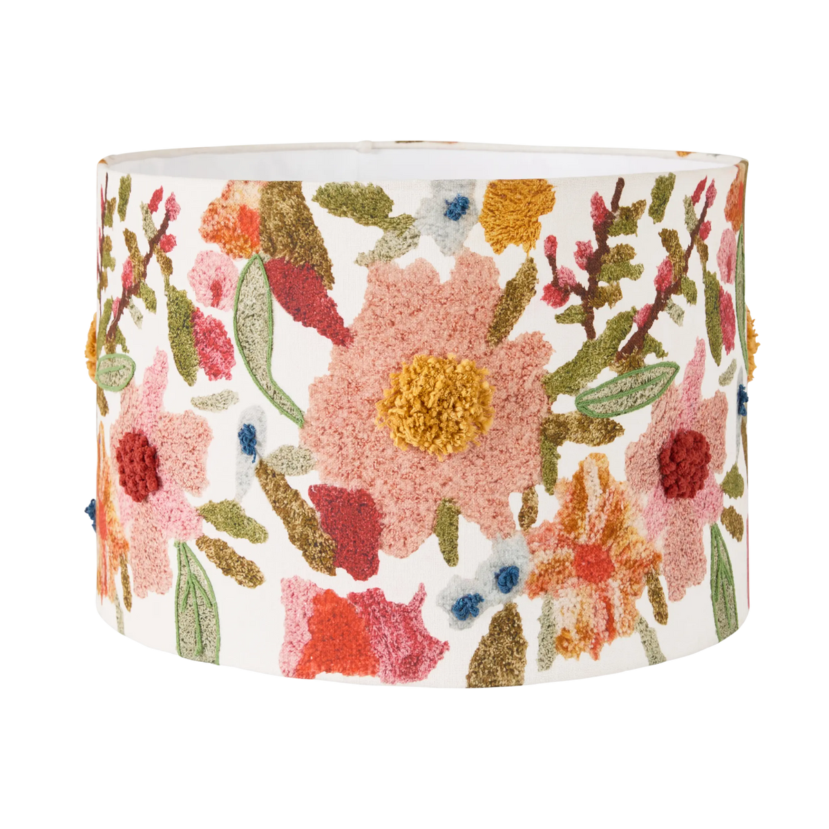 Embroidered Bloom Shade Multicoloured 45cm