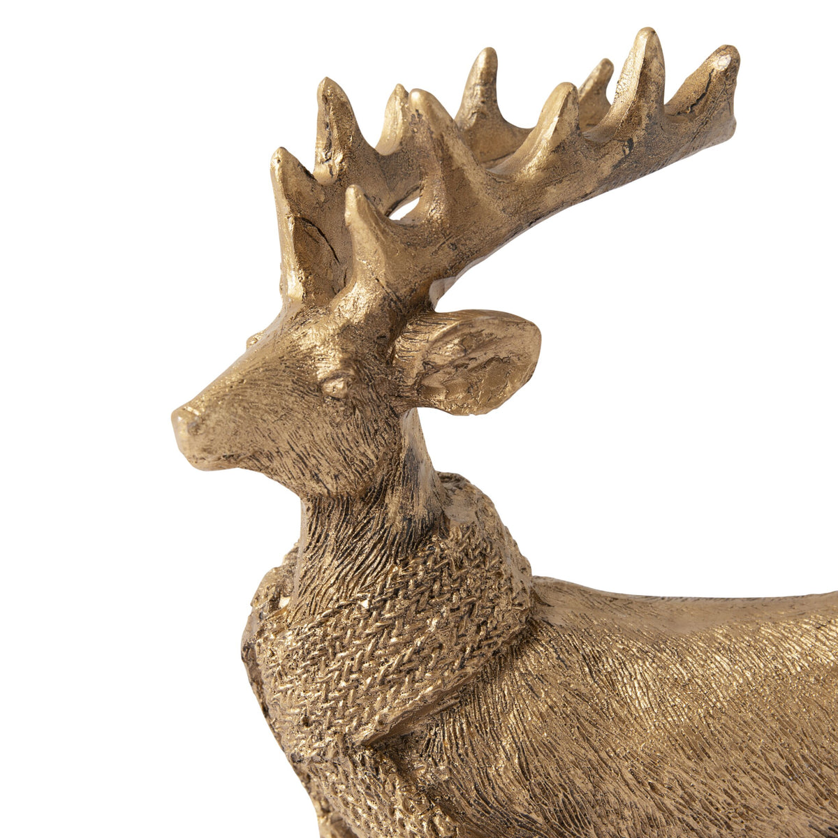 Heirloom Festive Christmas Deer Statue