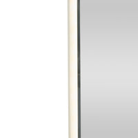 Bowen Oval LED Vanity Mirror Silver 60x100cm