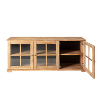 Kalise Reclaimed Timber 3 Glass Door Sideboard