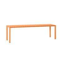 Kace Dining Bench Seat 150cm Tangelo Orange