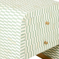 Nylah Bone Inlay 2 Drawer Bedside