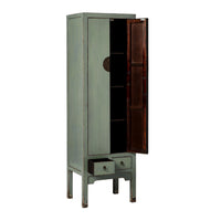Sansha Narrow Wedding Cabinet Sage Green