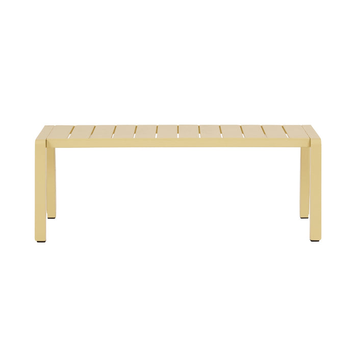 Kids Kace Rectangle Bench Sunlit Yellow