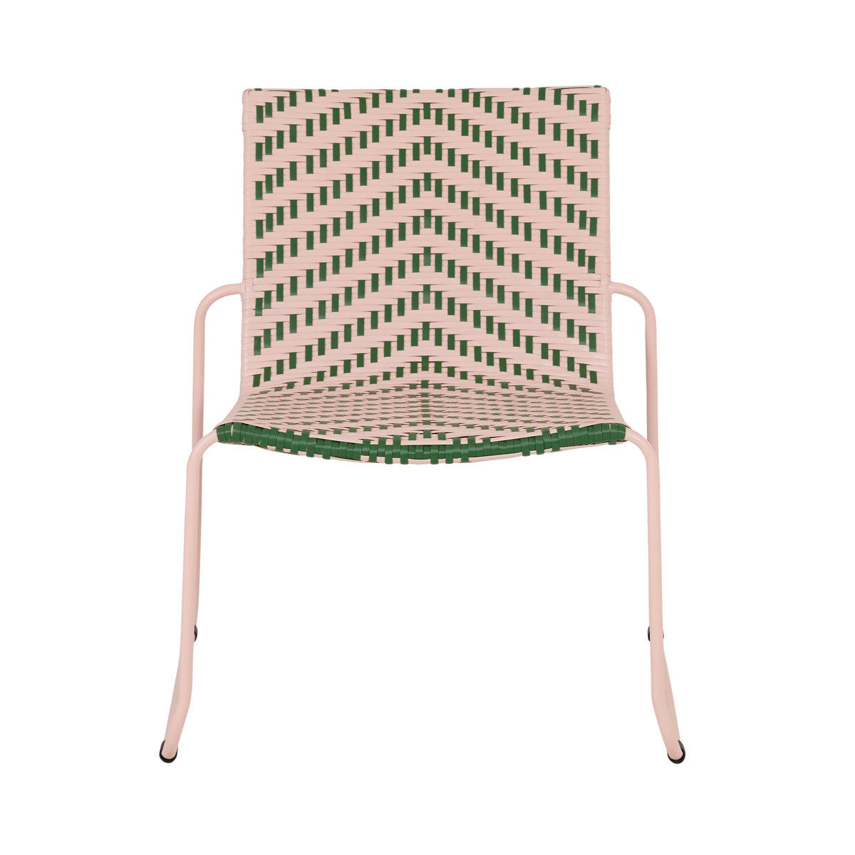 Maddie Occasional Chair Green/Pale Rose