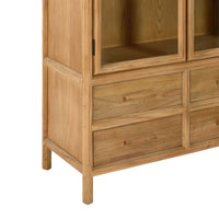 Marlie Elm Display Cabinet