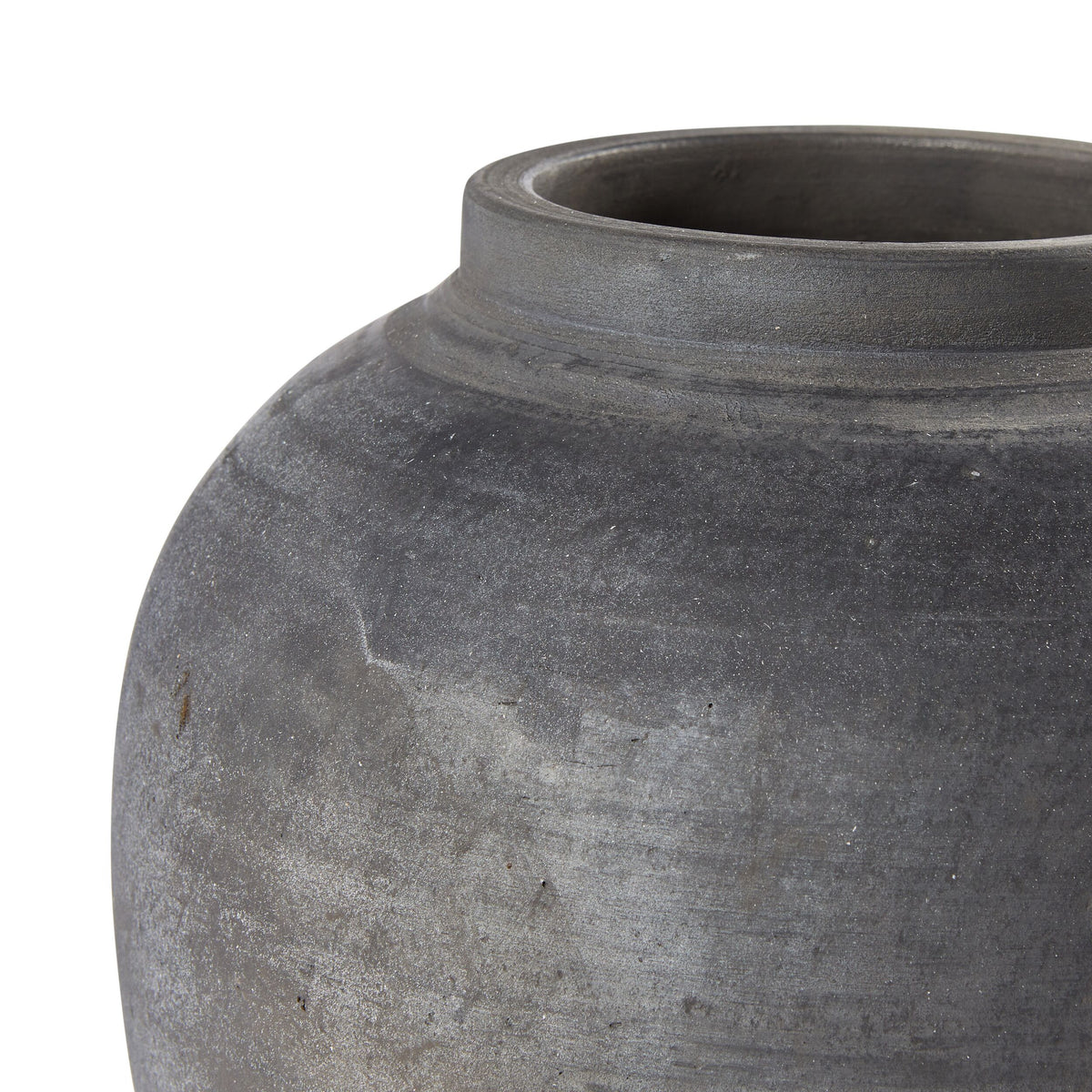 Eros Terracotta Black Pot Large 30x24x24cm