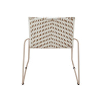 Maddie Occasional Chair Taupe/White