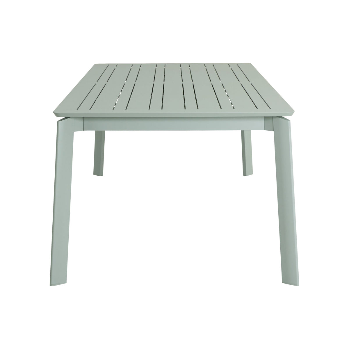 Santana Aluminium Dining Table 260cm (Extends to 370cm) Steely Green