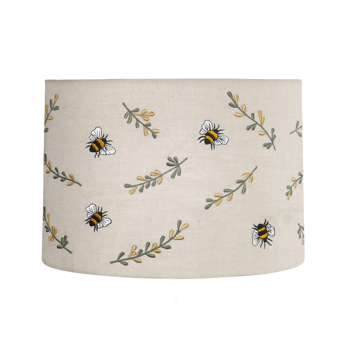 Embroidered Bee Shade Yellow 45cm