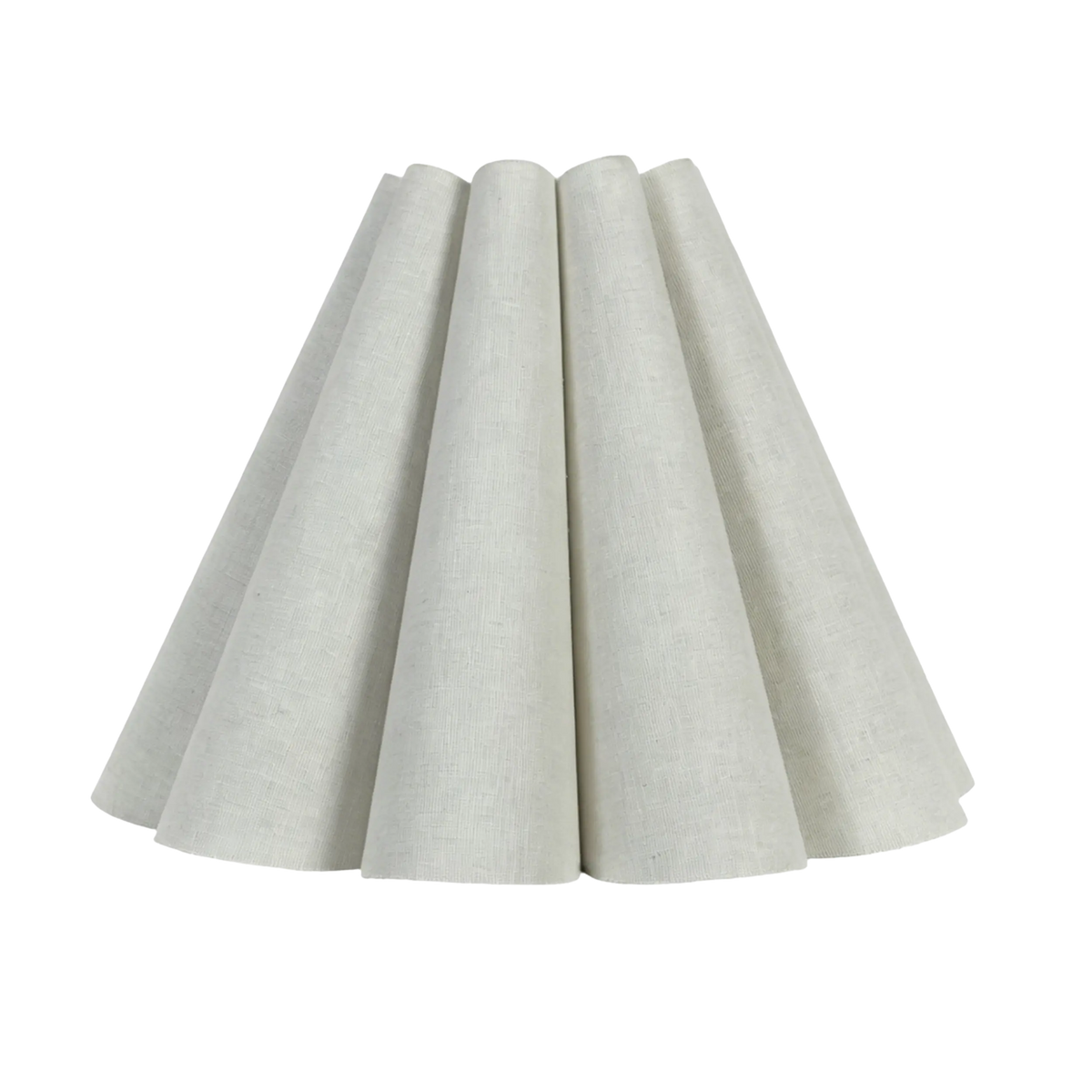 Josephine Pleated Tapered Shade Cream 25cm