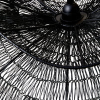 Orbit Metal Wire Pendant Black 55x48x25cm