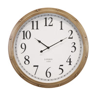 Mayfair Brass Wall Clock 60cm