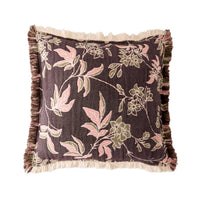 Jacquard Garden Cotton Cushion 50x50cm Blossom