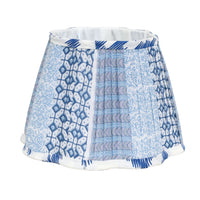 Loni Scallop Tapered Shade Denim Blue 25cm