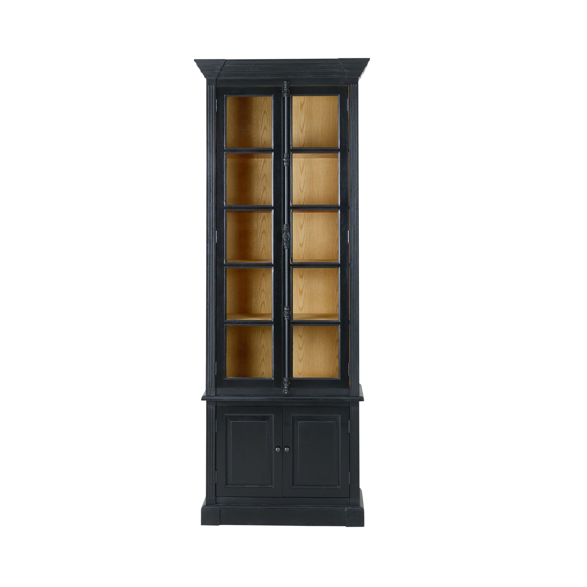Camille 2 Door Display Cabinet Black