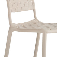 Em Weave Bar Stool Taupe