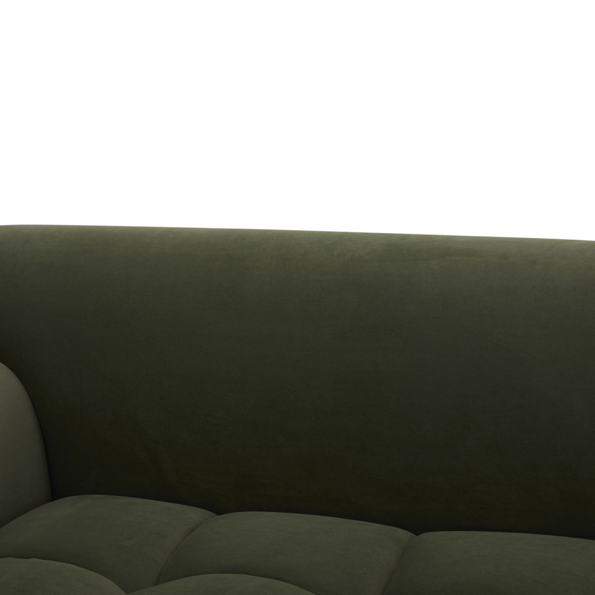 Alexis 3 Seater Velvet Sofa Eucalyptus