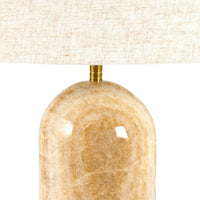 Toscano Marble Table Lamp Honey 55cm