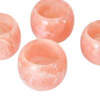 Poppi Napkin Ring Set of 4 Sunbaked Pink