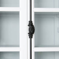 Camille 2 Door Display Cabinet White 91.5 x 240.5cm