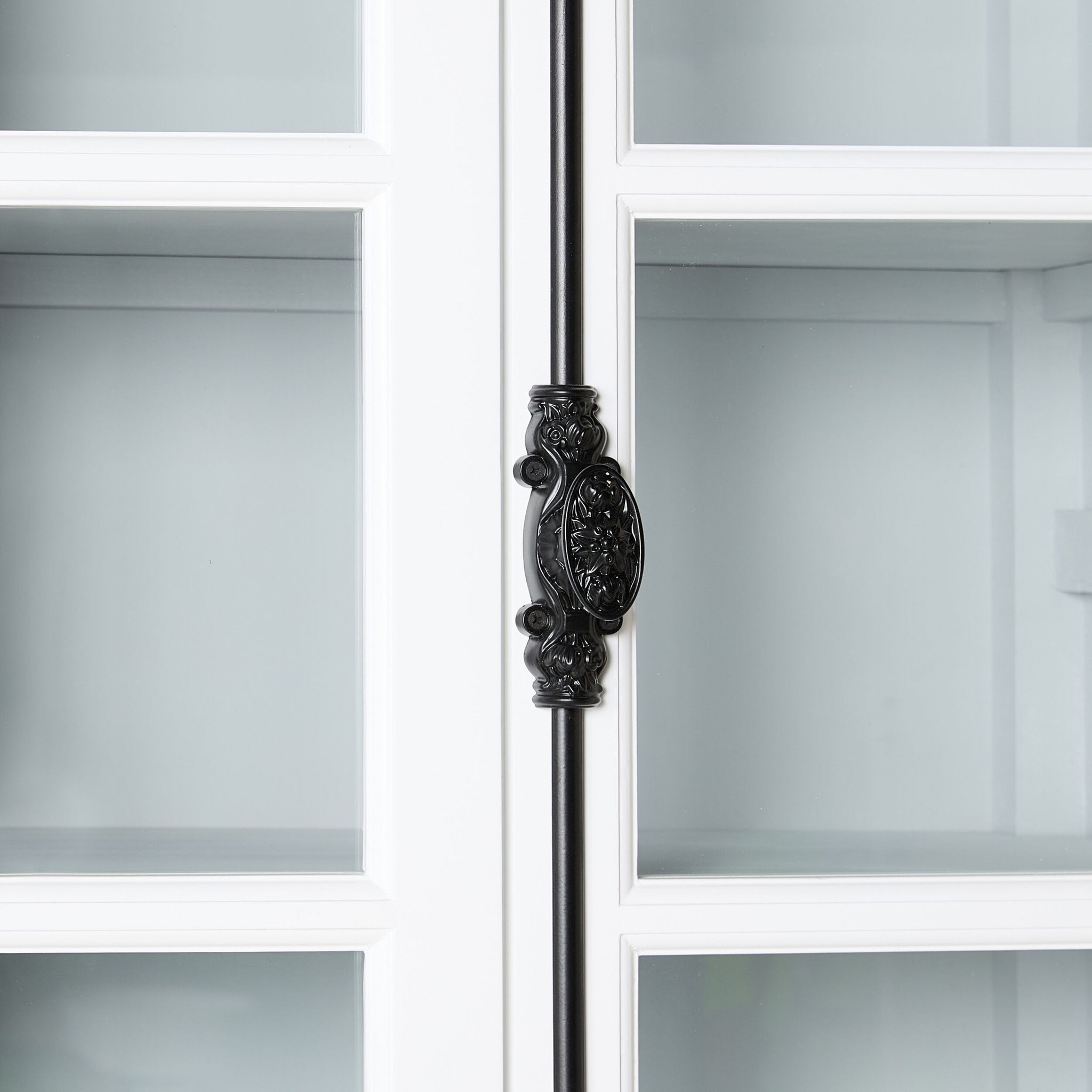 Camille 2 Door Display Cabinet White 91.5 x 240.5cm