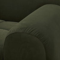 Alexis 3 Seater Velvet Sofa Eucalyptus