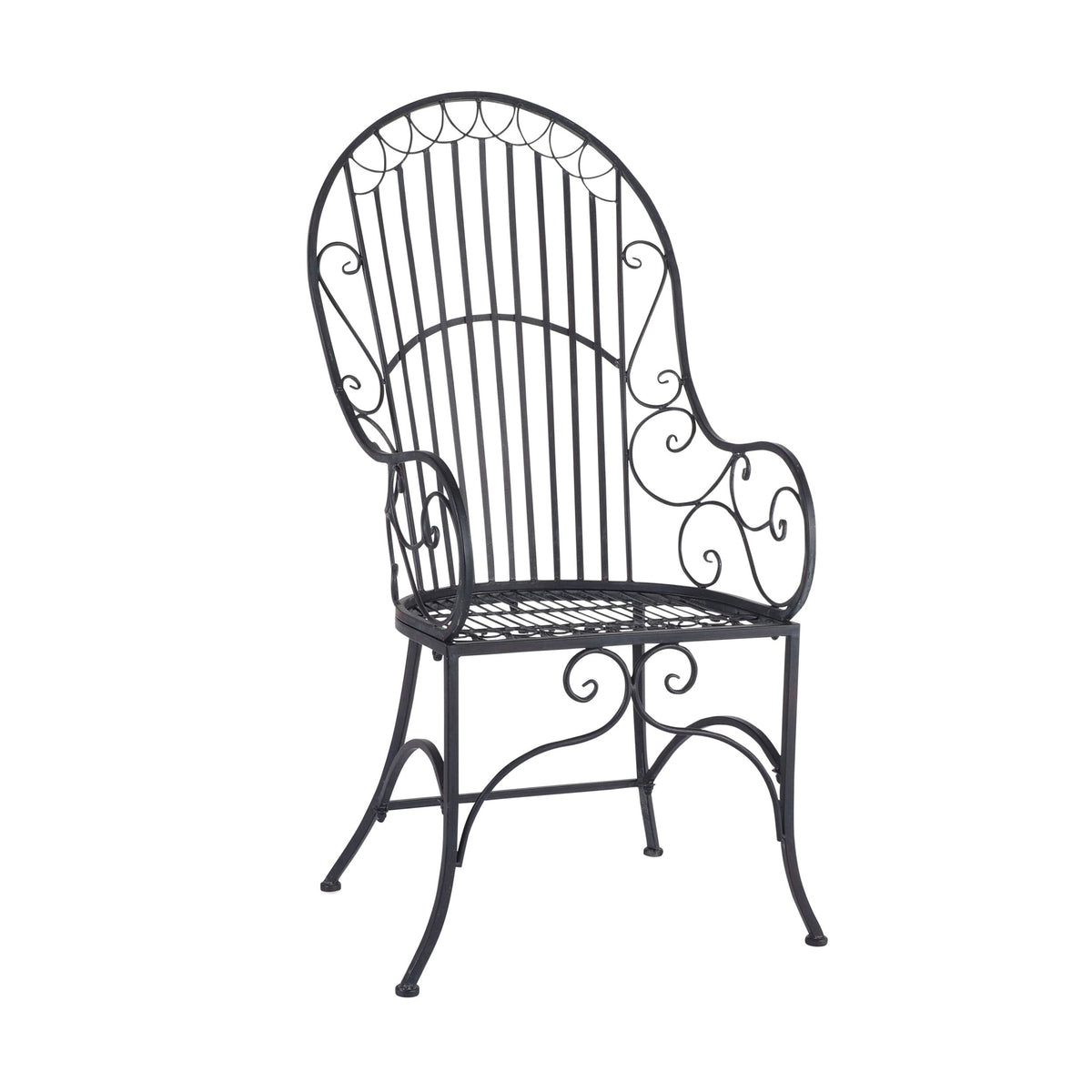 Arles Garden Table Black with 2 Arles Garden Chair Black Package