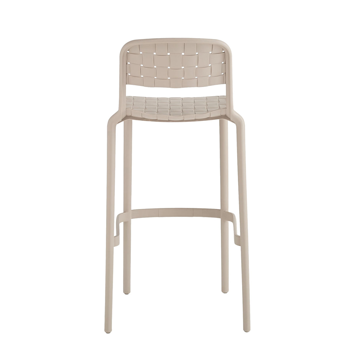 Em Weave Bar Stool Taupe