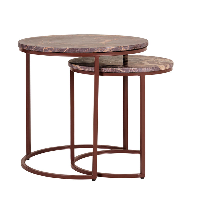 Sera Nested Marble Side Tables