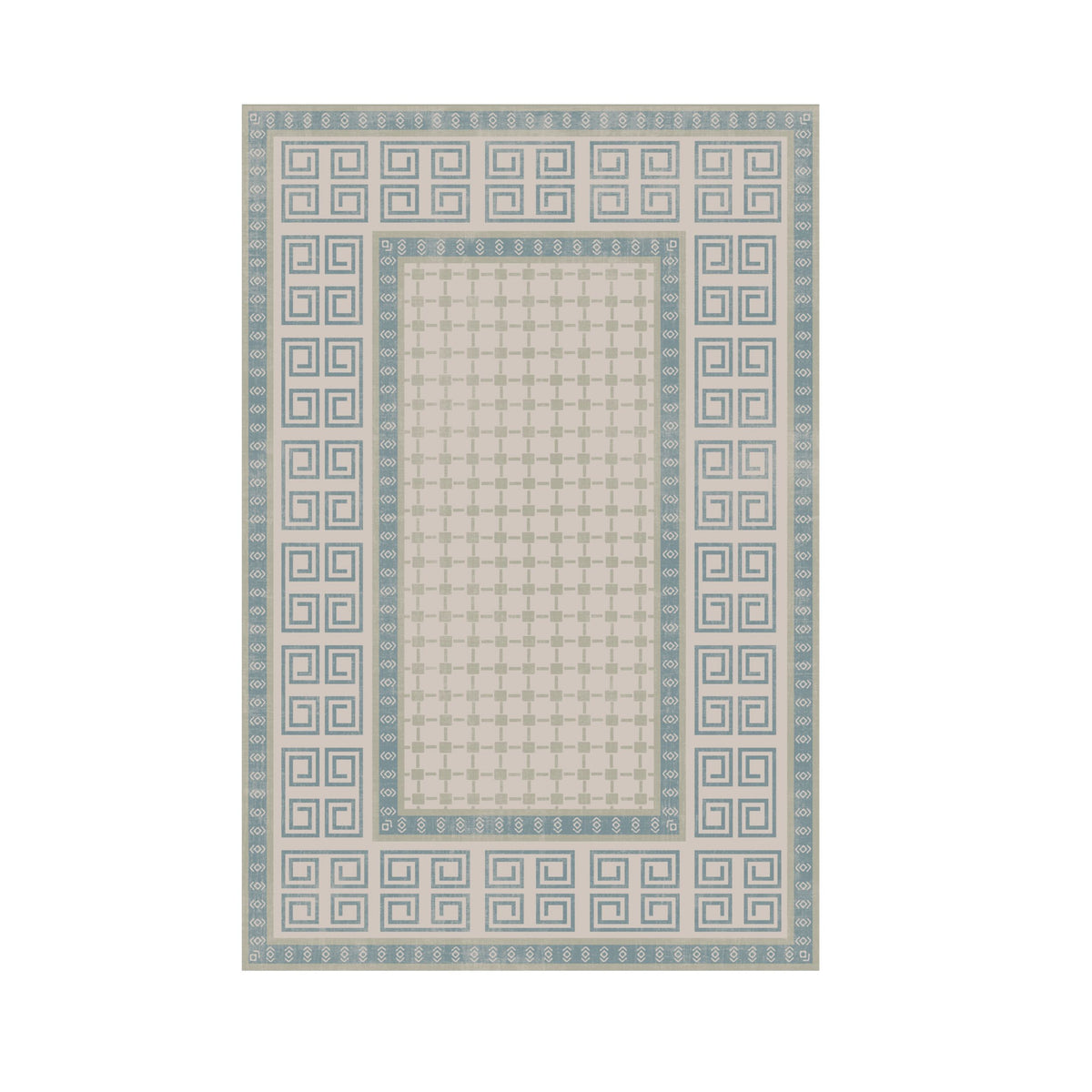 Paros Silky Soft Washable Doormat 60x90cm Ocean