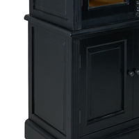 Camille 2 Door Display Cabinet Black