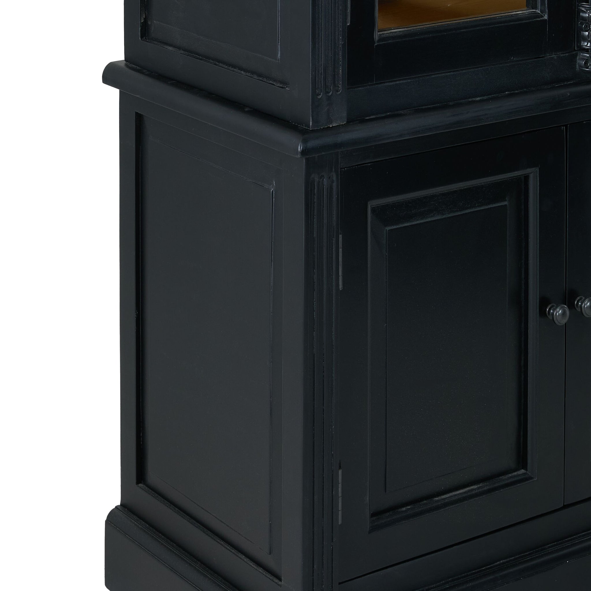 Camille 2 Door Display Cabinet Black