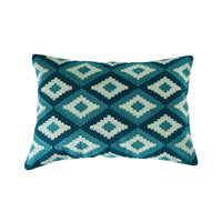 Meridian Tile Cushion Blue 40x60cm