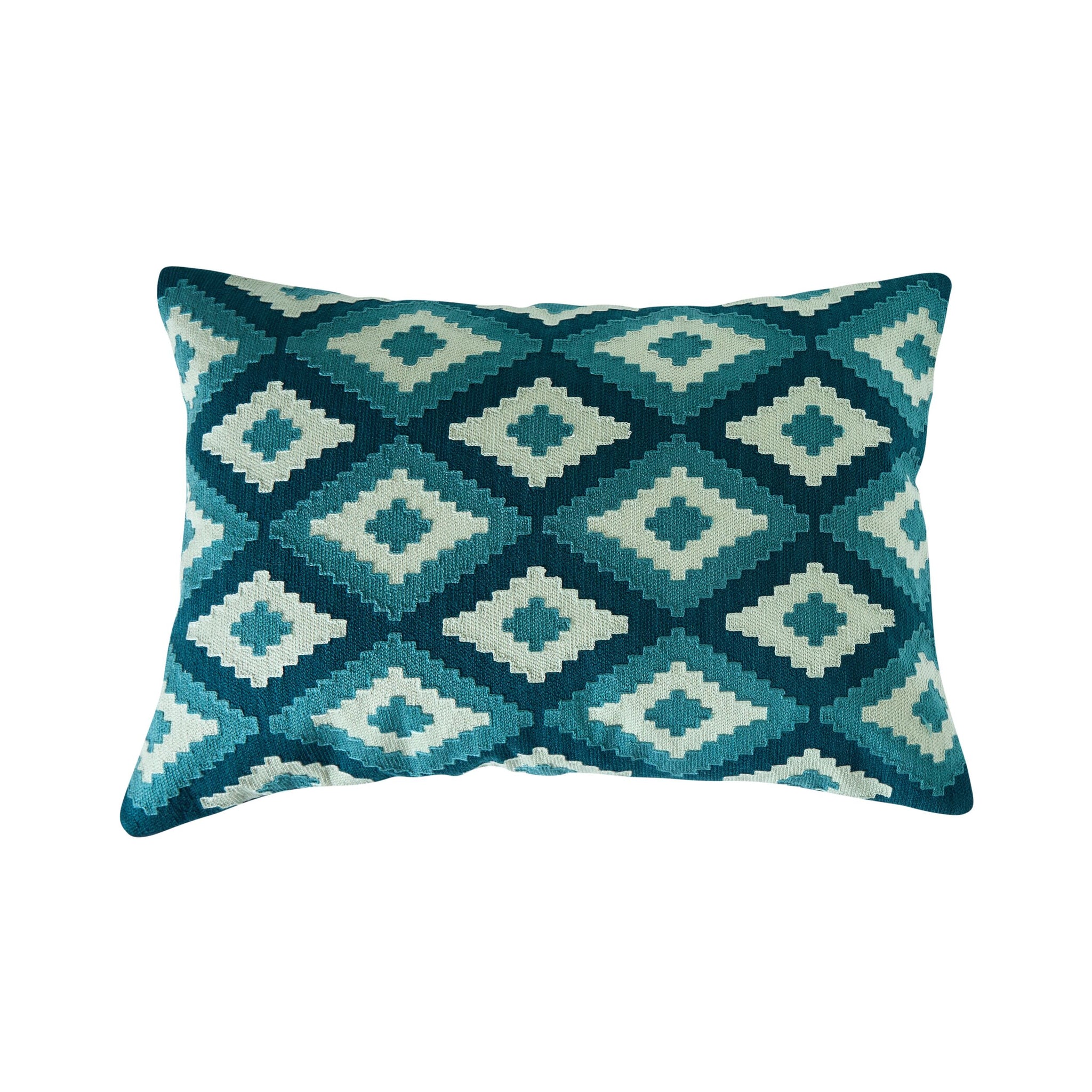 Meridian Tile Cushion Blue 40x60cm