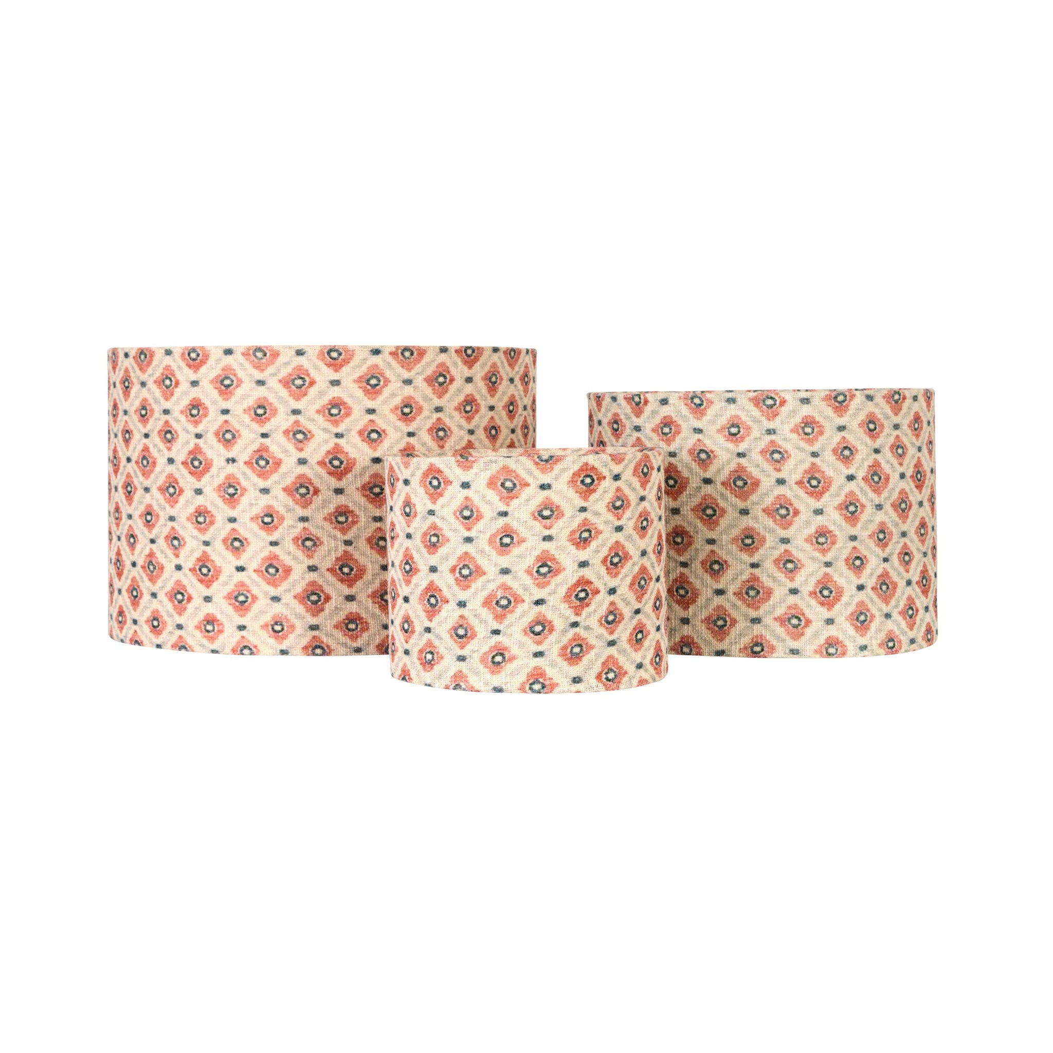 Drum Shade Rust 45x30cm