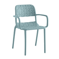 Em Weave Dining Chair Steely Green